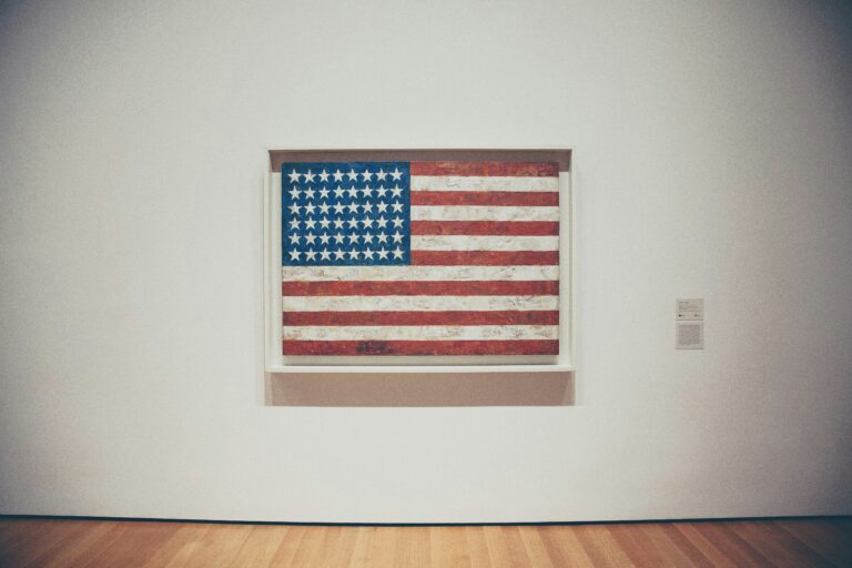 U.S.A. flag on wall with frame Photo Credit: Anthony Delanoix (via Unsplash)