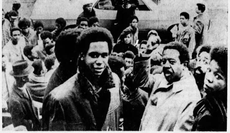 People visit the apartment of Fred Hampton, 1969 Photo Credit: AP wirephoto