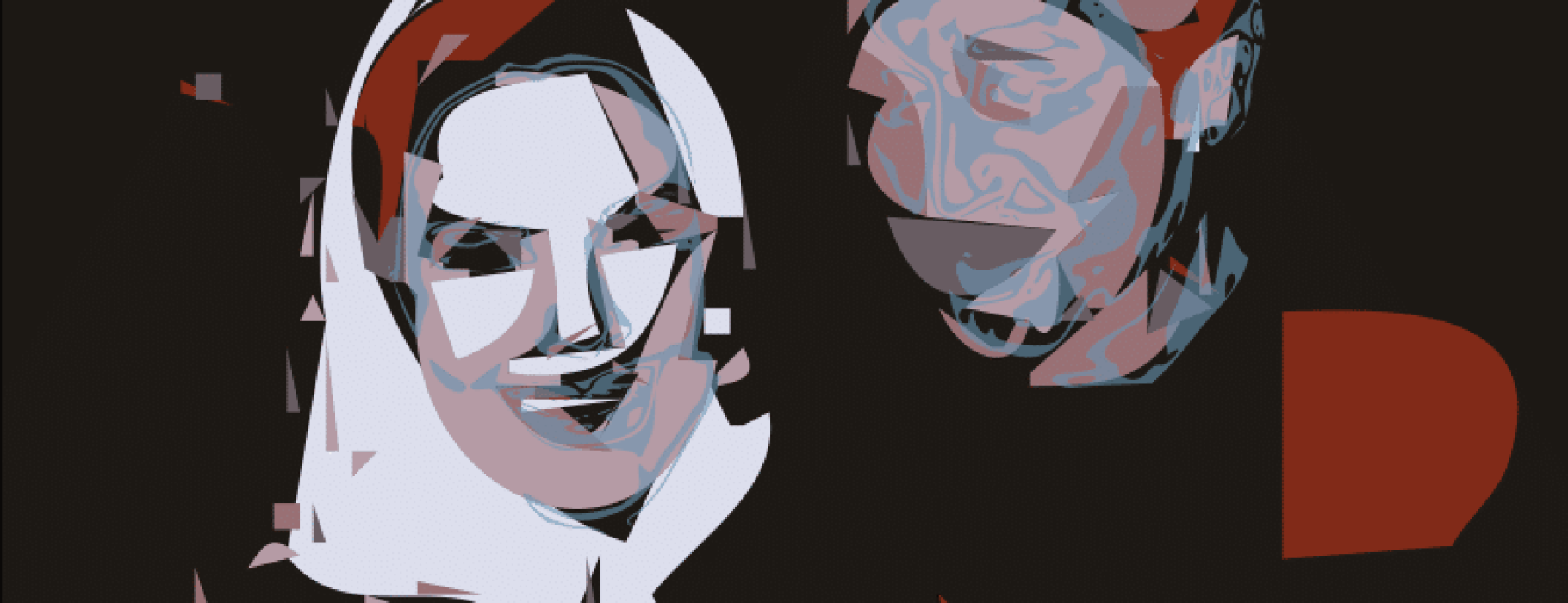 Abstract Faces in the Void Credit: j4p4n