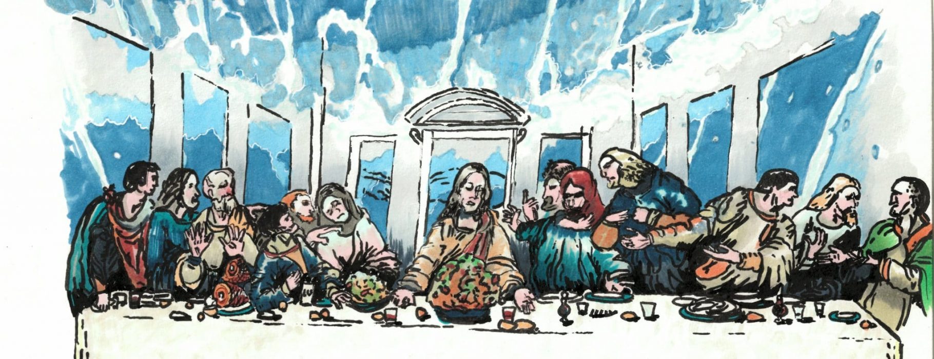 Last Supper tidal wave (1)