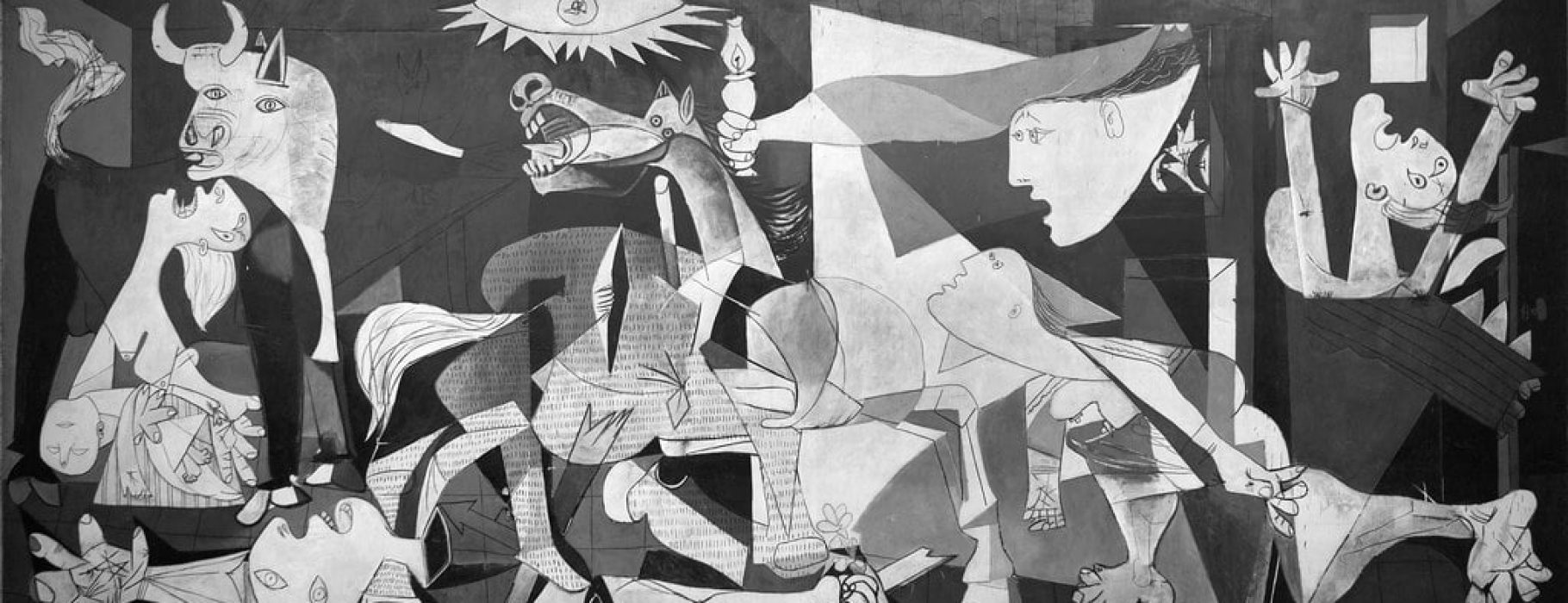 Picasso's painting immortalized the scenes of horror when Guernica was bombed on behalf of General Franco's forces. The painting remains an emblem of resistance to the dishonesty of powerful aggressors: at the time, Franco denied responsibility for the horrors, claiming that "the Reds" had "destroyed Guernica" themselves in an attempt to court world sympathy.
