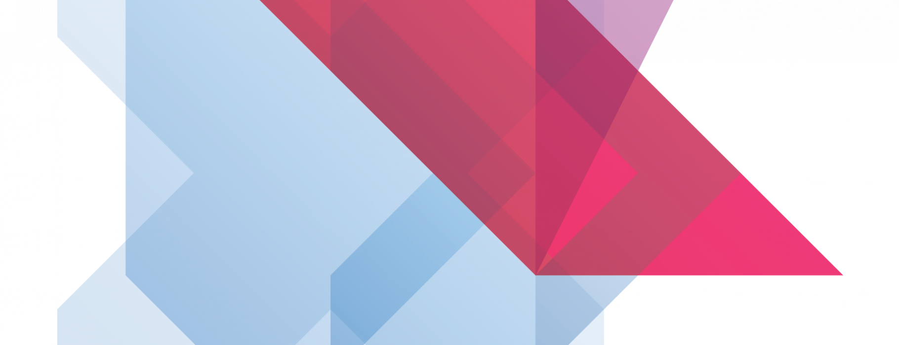 abstract vector shapes of arrows in blue and red.