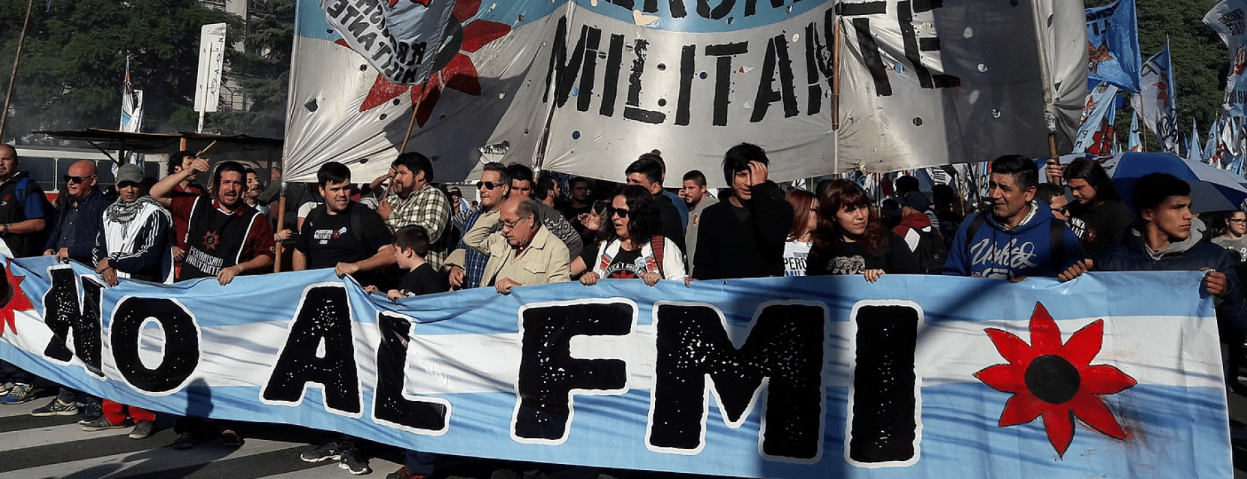 Protest against the IMF in Buenos Aires on May 25, 2018.Source: Gastón Cuello, Wikimedia Commons