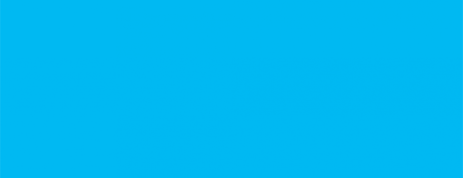 A solid rectangle of bright blue