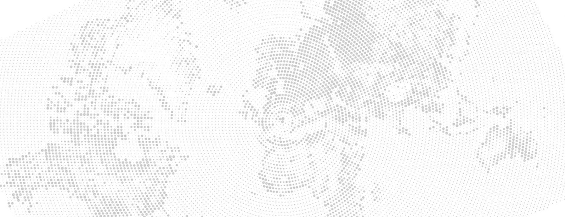 An illustration rendering a Mercator projection world map as a series of greyscale dots, with the equator tilted at approximately a 45-degree angle.